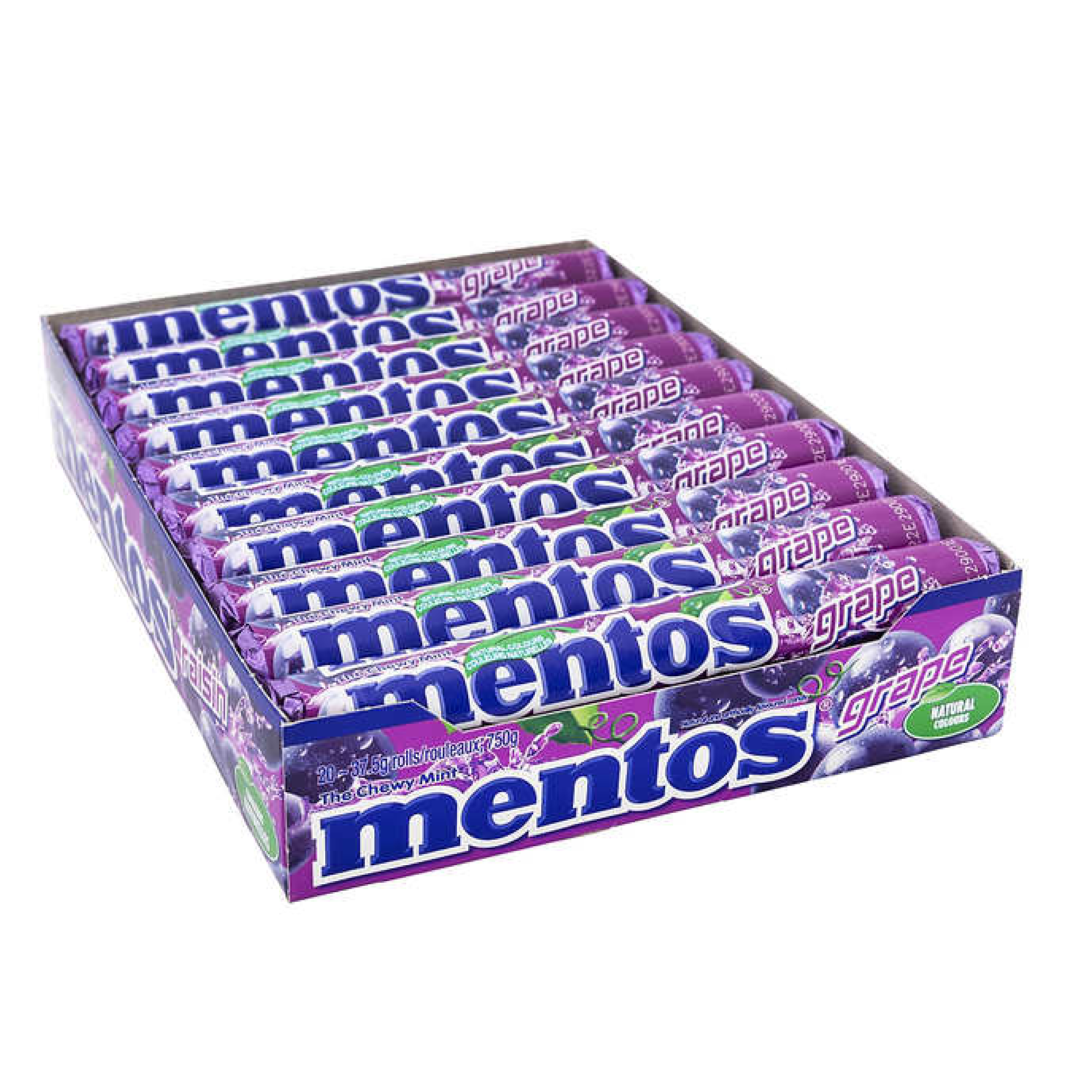 MENTOS GRAPE ROLLS 37.5G